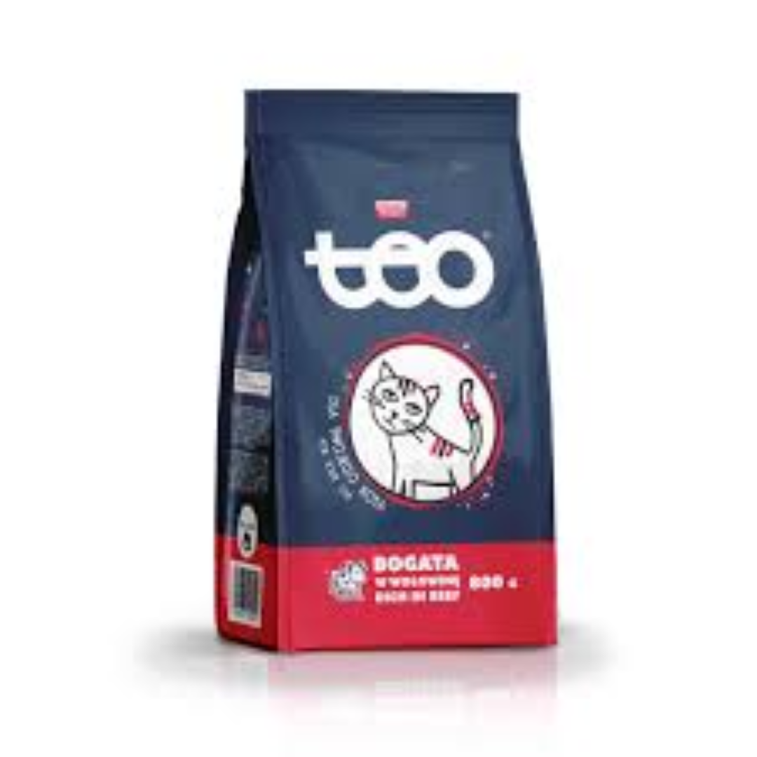 TEO DRY FOOD FOR CATS RICH IN BEEF 800GR